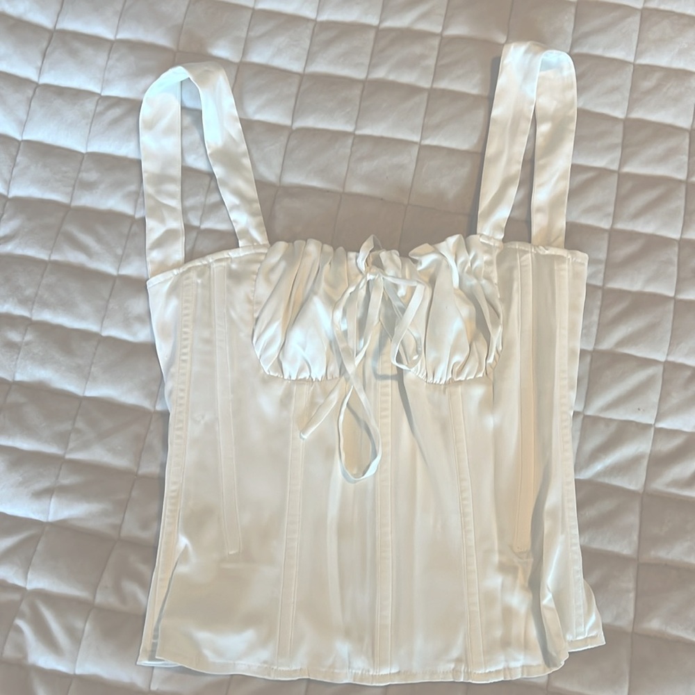 Miaou - Agnes Corset - Ivory/White
